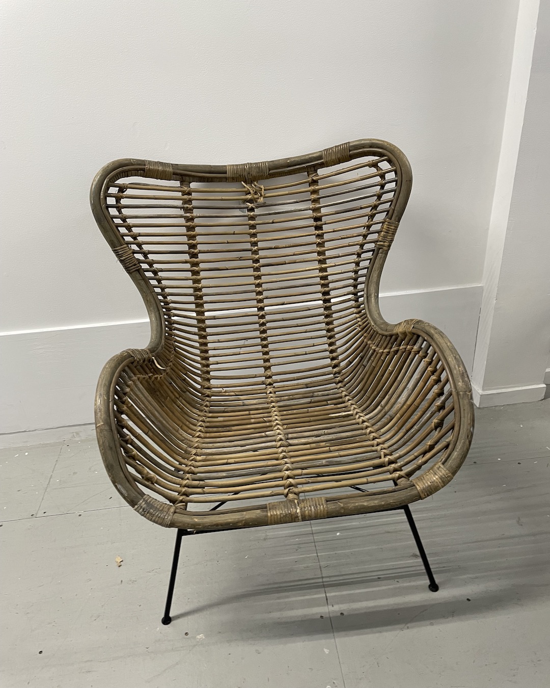 Cane butterfly chair