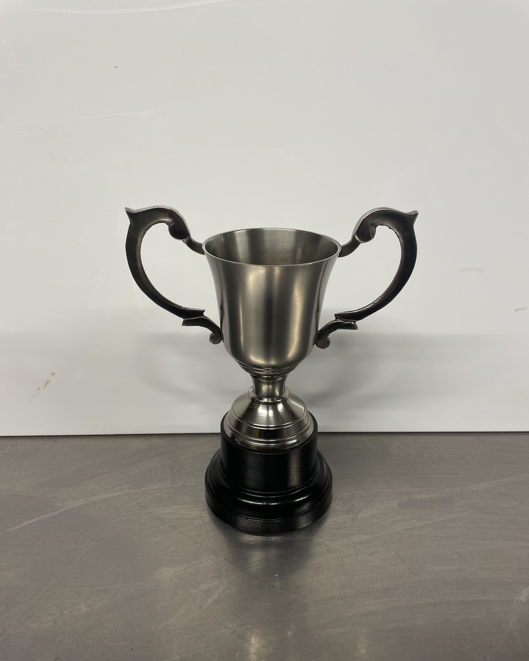 Silver trophy cup