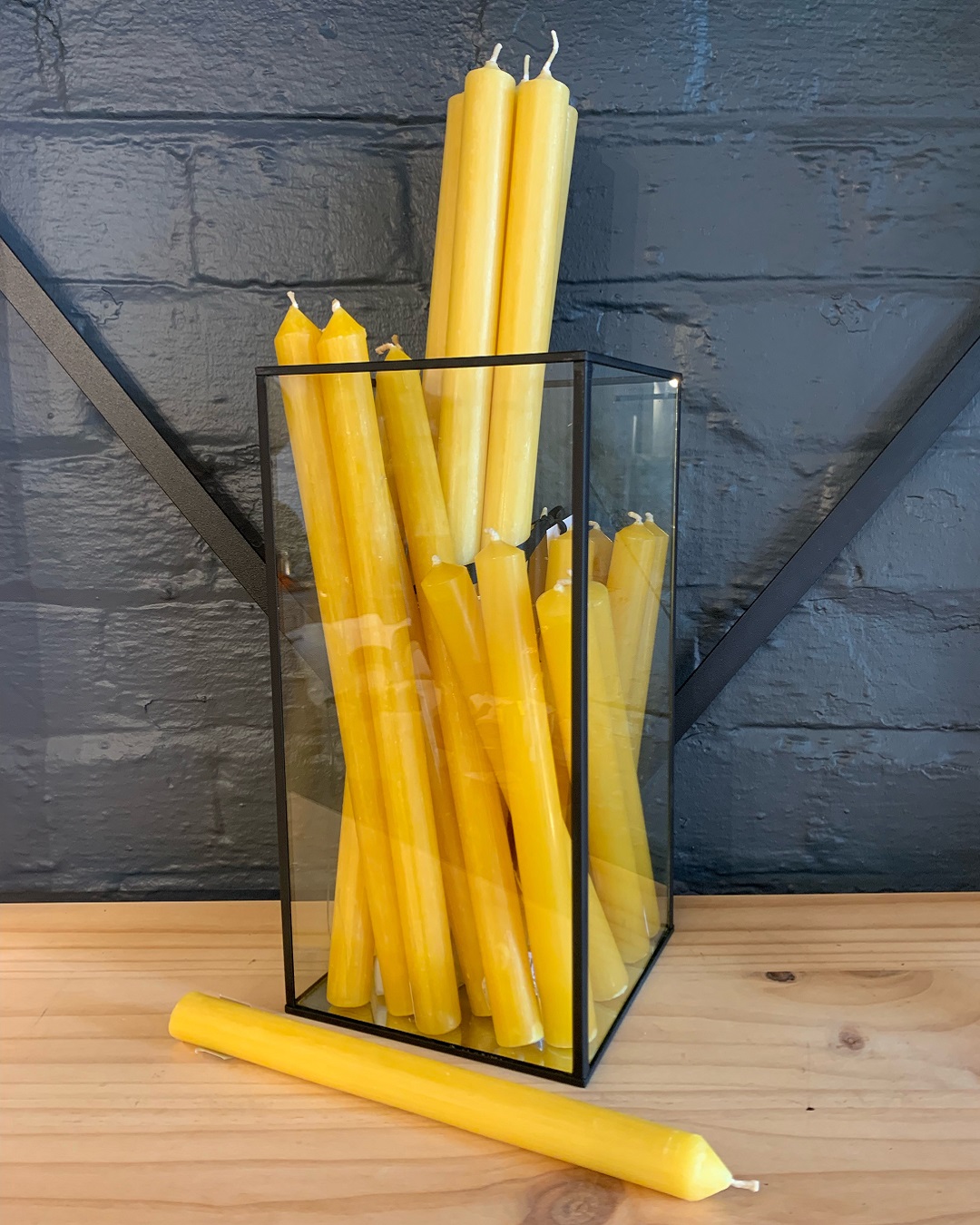 Beeswax Household Taper Candle Majella