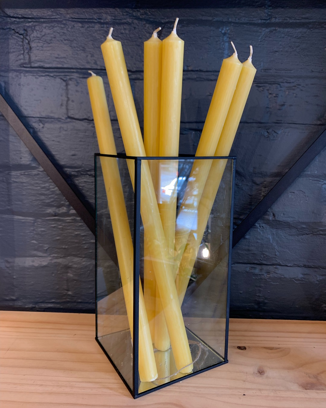 33cm beeswax candles