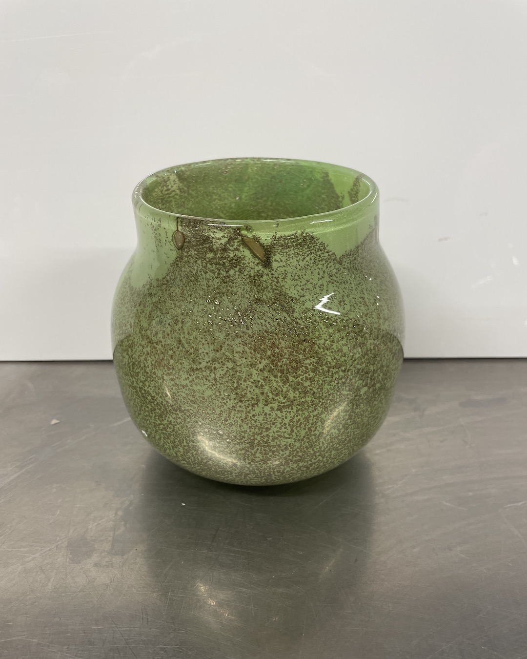 Green vase