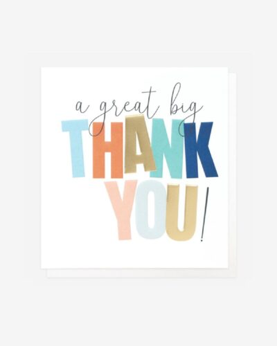 A Great Big Thank You Card Mini