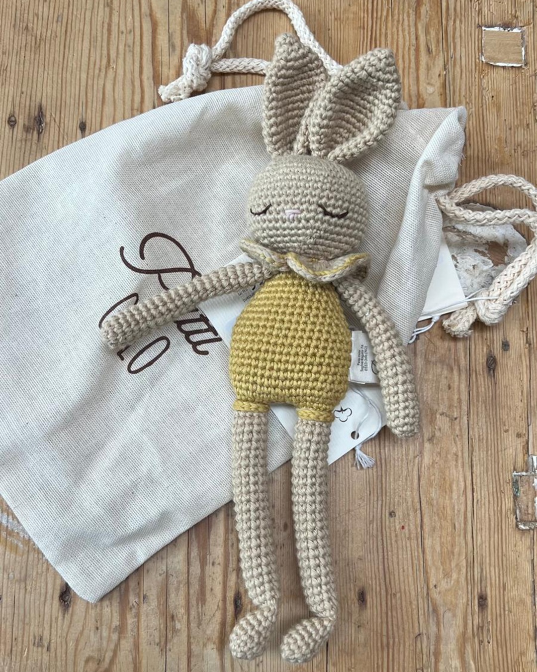 Patti Oslo Crochet Bianca Bunny Toy