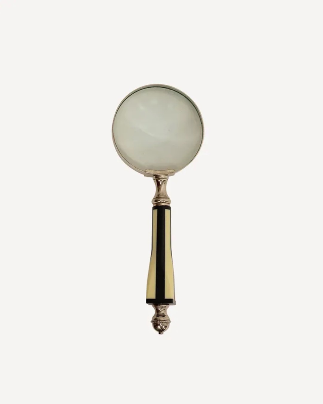 Black and white bone magnifying glass
