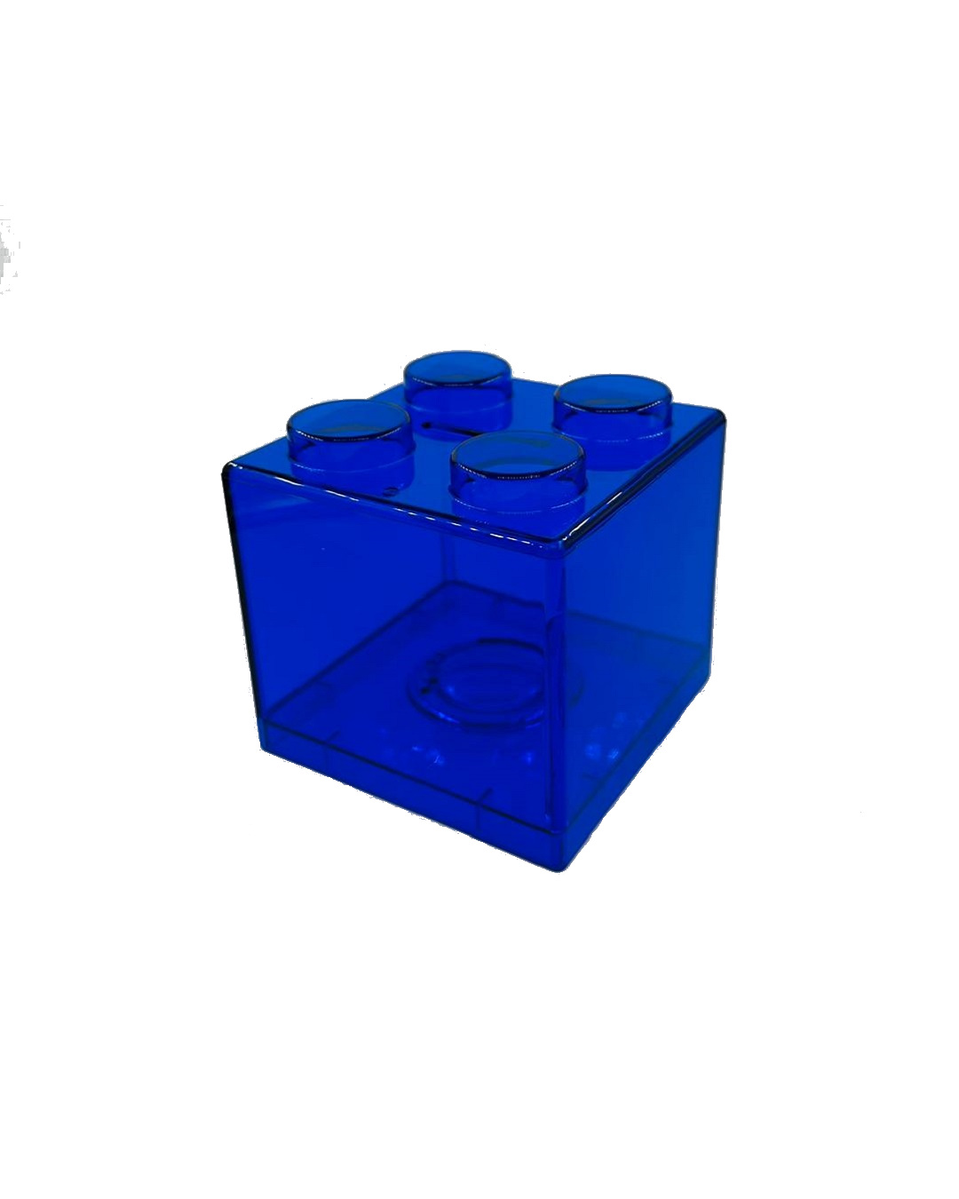 Blue lego kids money box