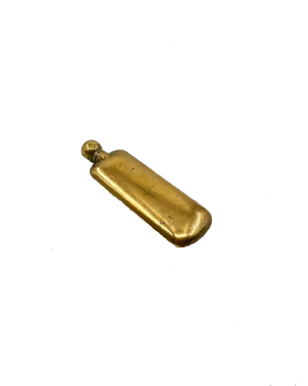 Brass travel perfume bottle