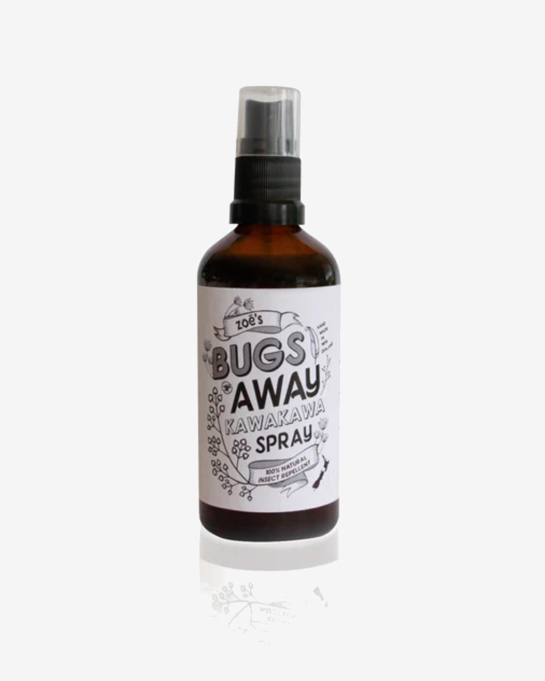Spray bottle bugs away