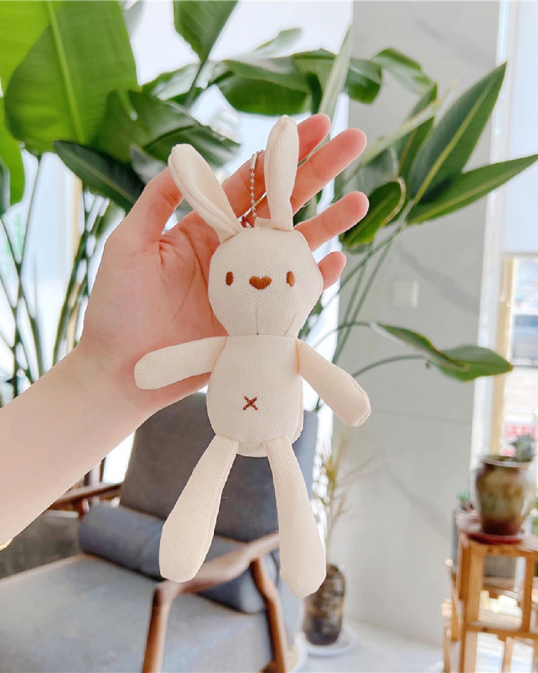 Bunny keyring