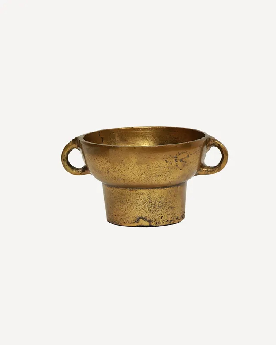 Cairo urn with handles gold small