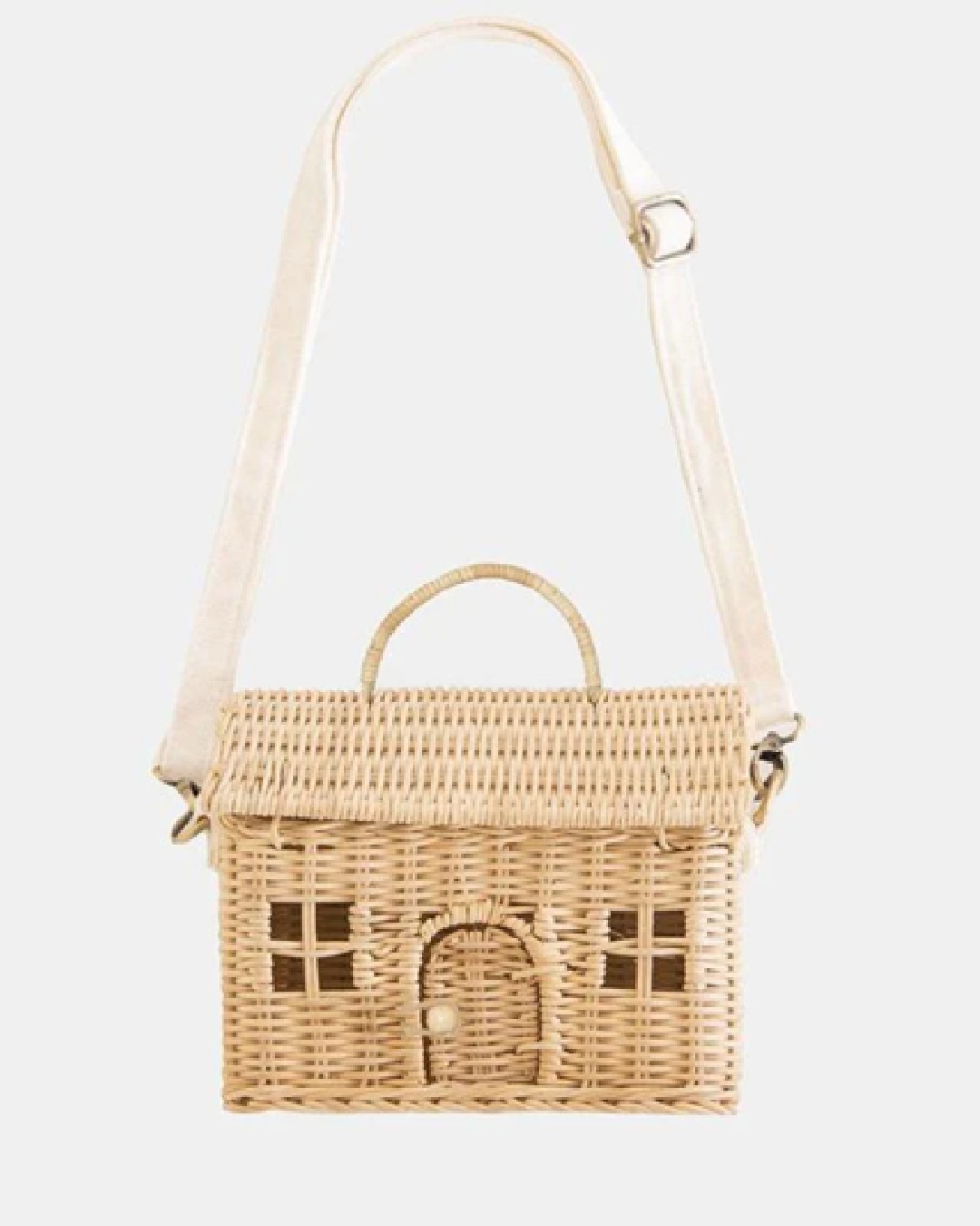 Cane House Bag with Shoulder Strap