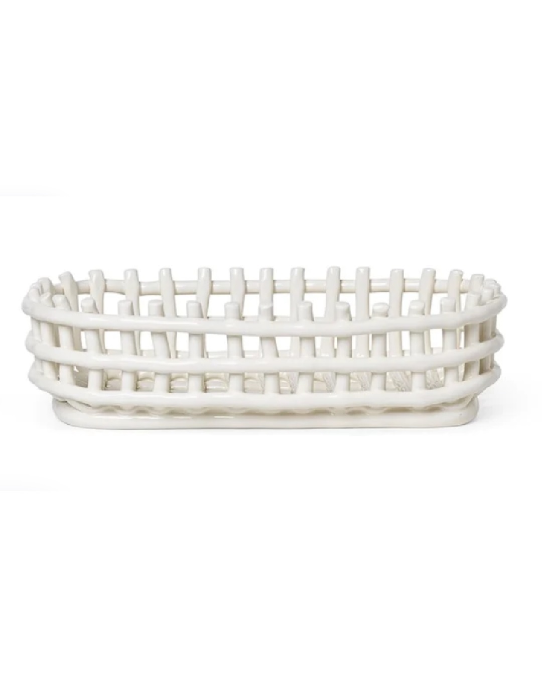 Ceramic basket