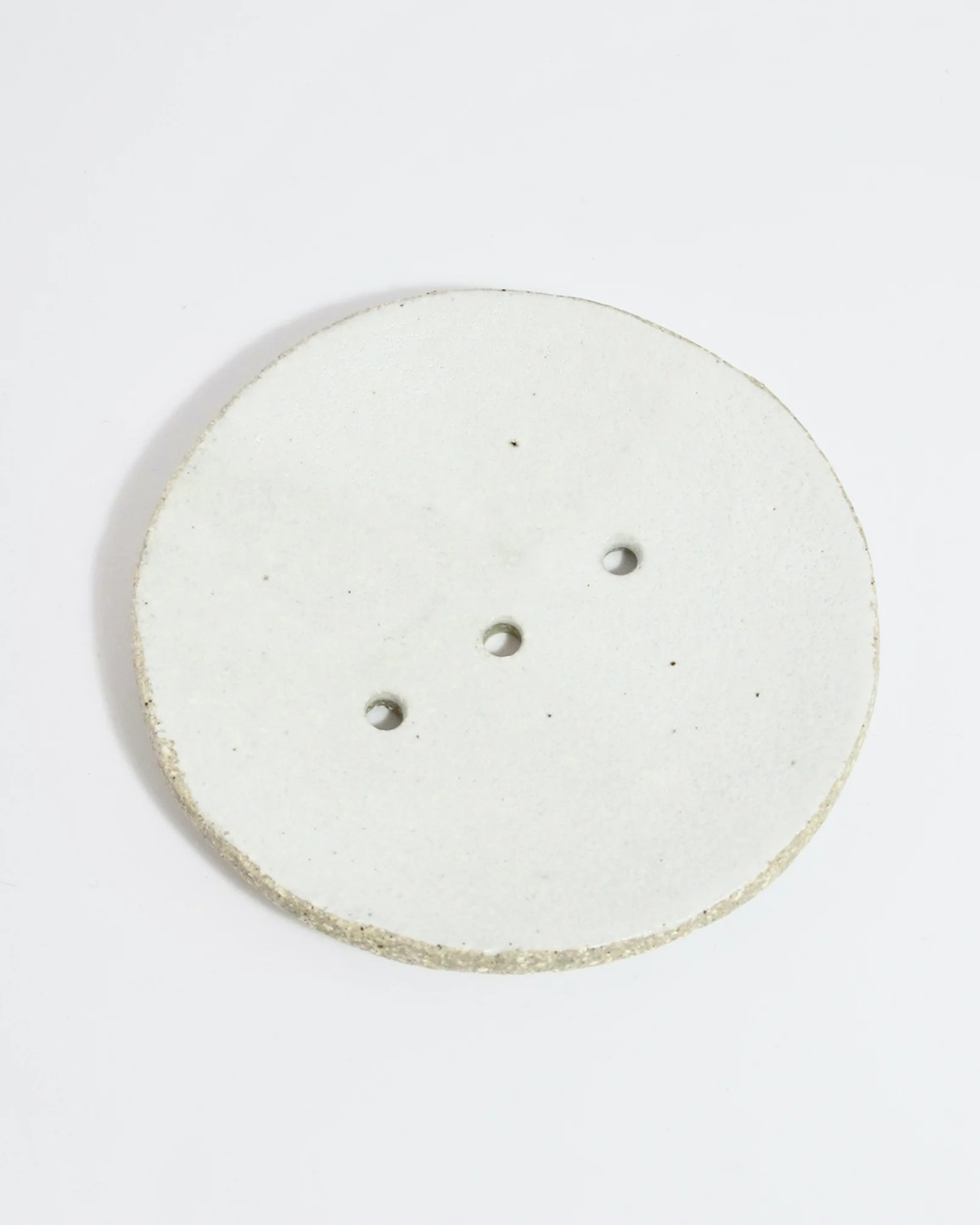 Ceramic white soap dish