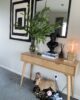 Wooden Console with Two Drawers