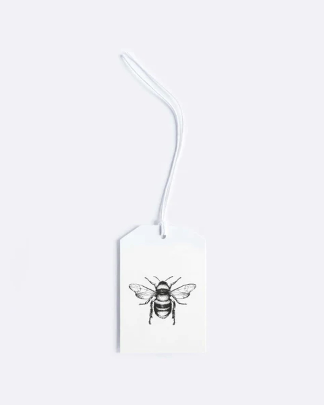 Gift tag with bumble bee
