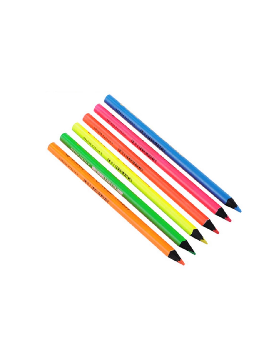 Fluro coloured pencils