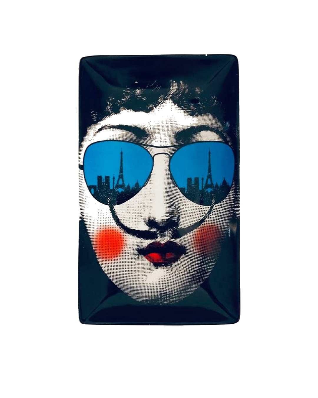 Sunglasses rectangle plate