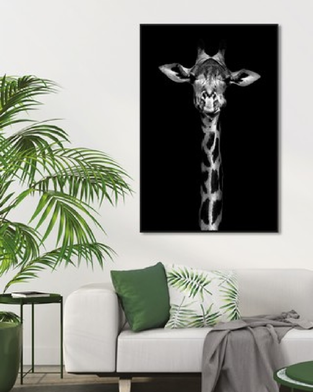 Giraffe canvas print