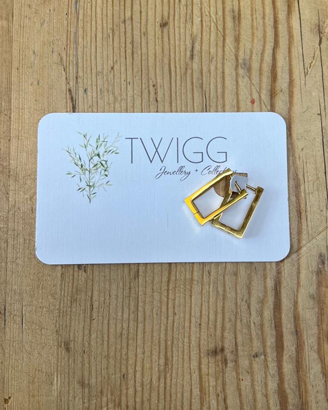 Rectangular Sleeper Earrings
