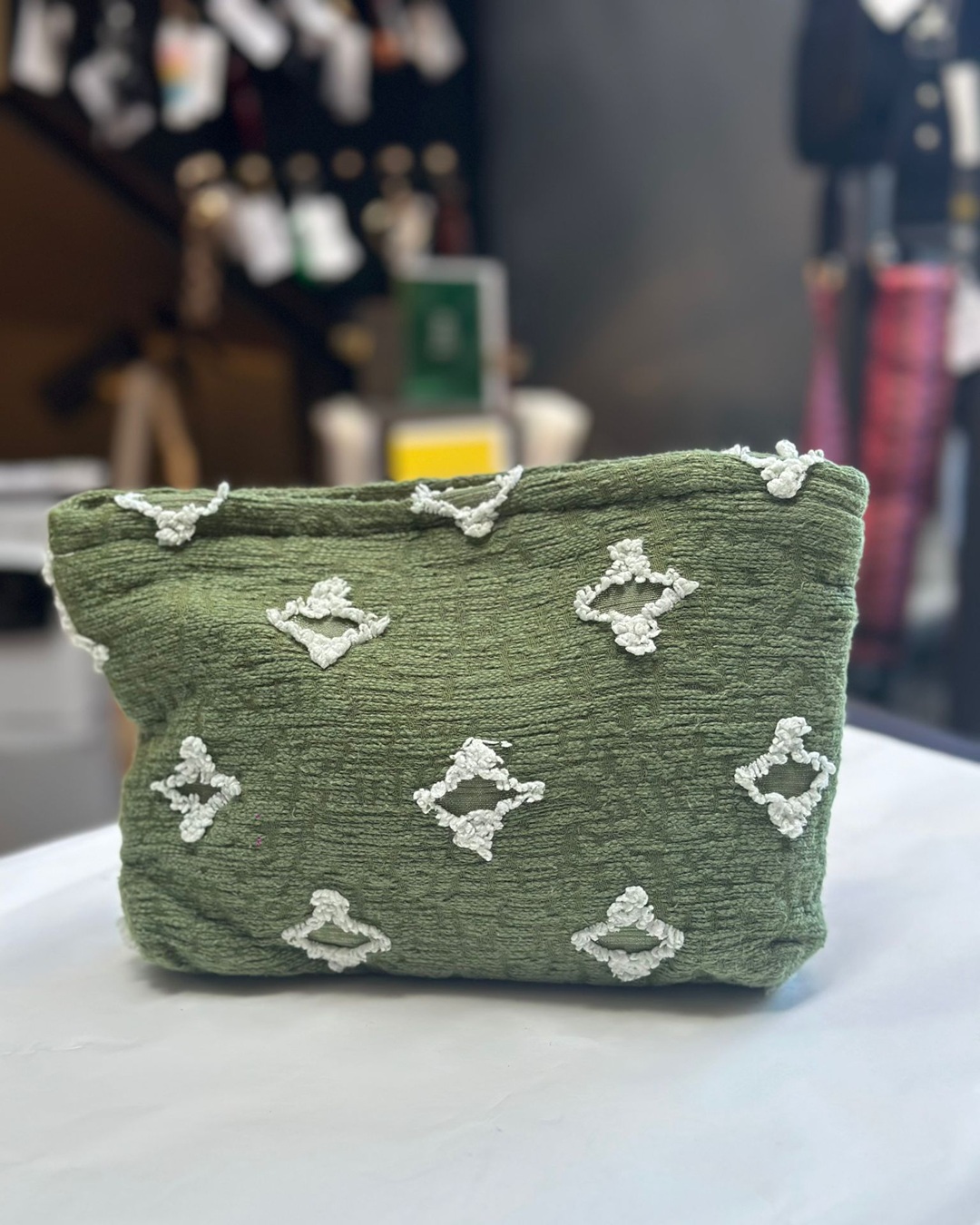 Green Travel or Cosmetic Bag