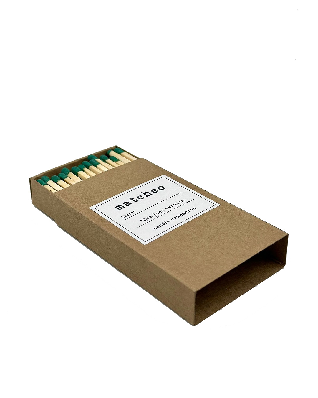 Green matches in a box