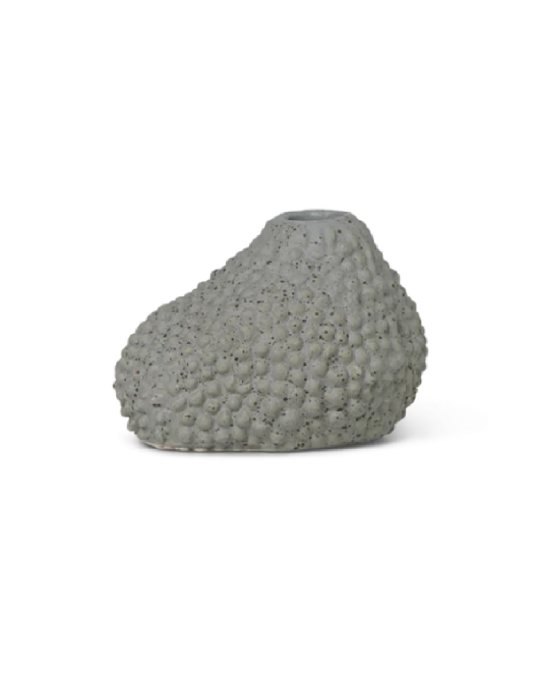 Grey dot vulca vase mini