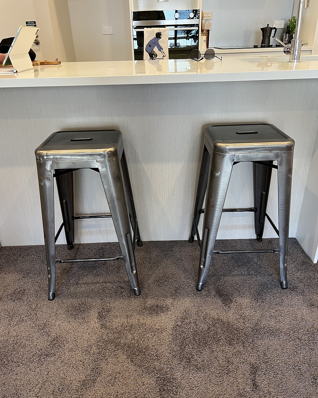 Tolix metal stools French replica