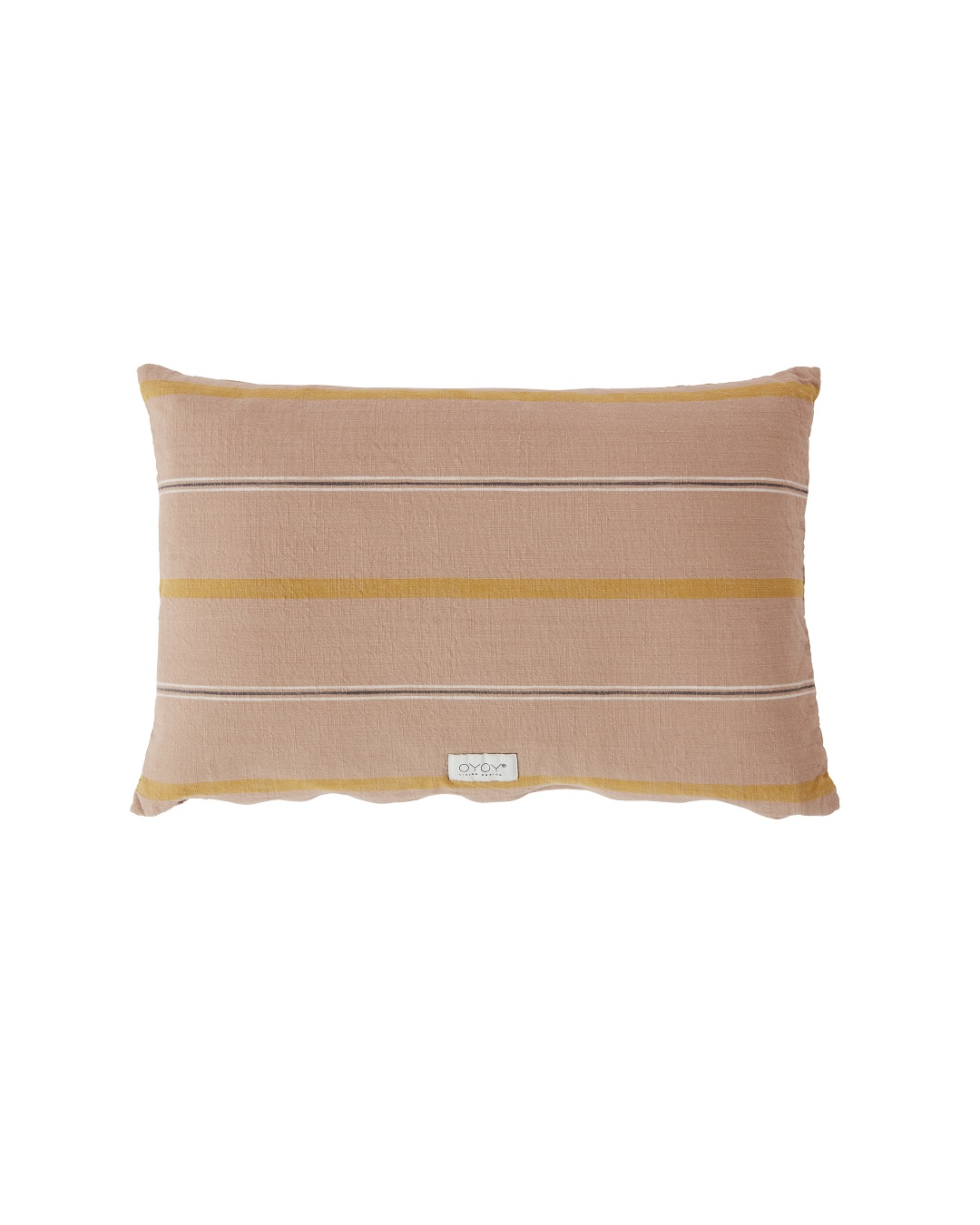 Kyoto dark caramel stripe cushion