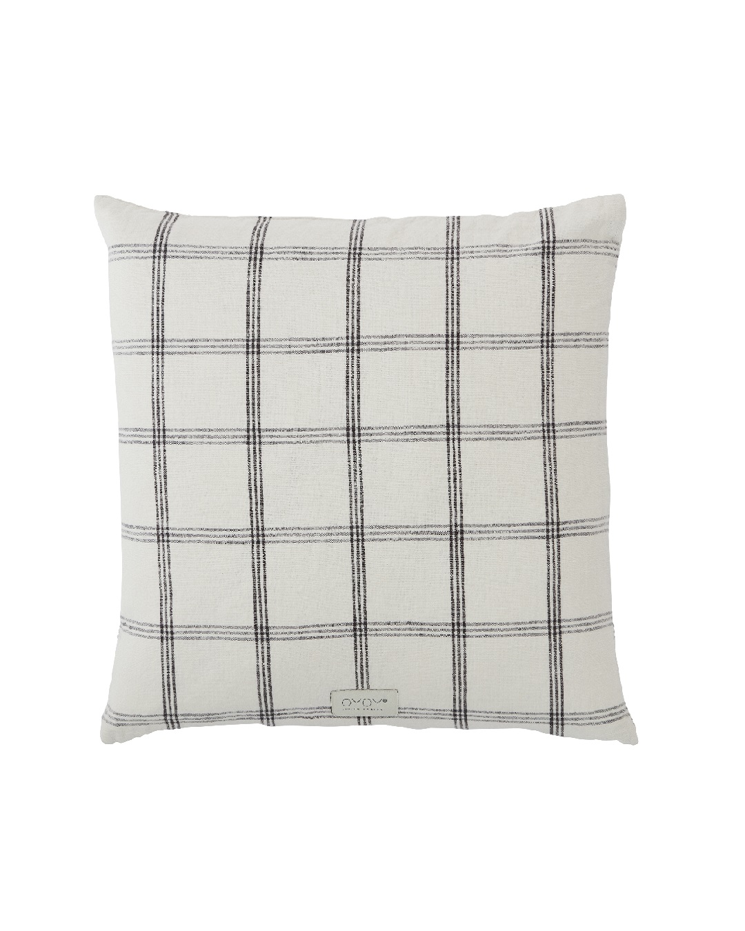 Kyoto black and white stripe cushion