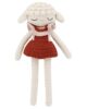 Crocheted lamb soft toy