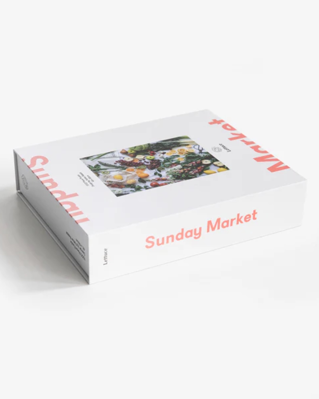 Sunday market puzzle in white box