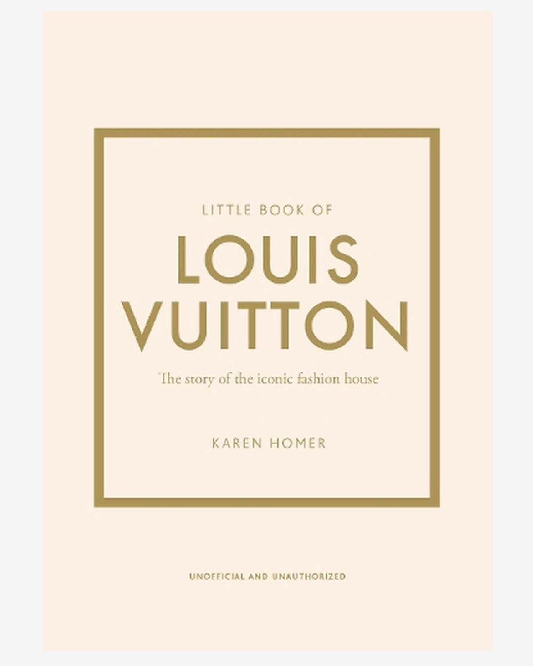Cream little book of louis vouitton