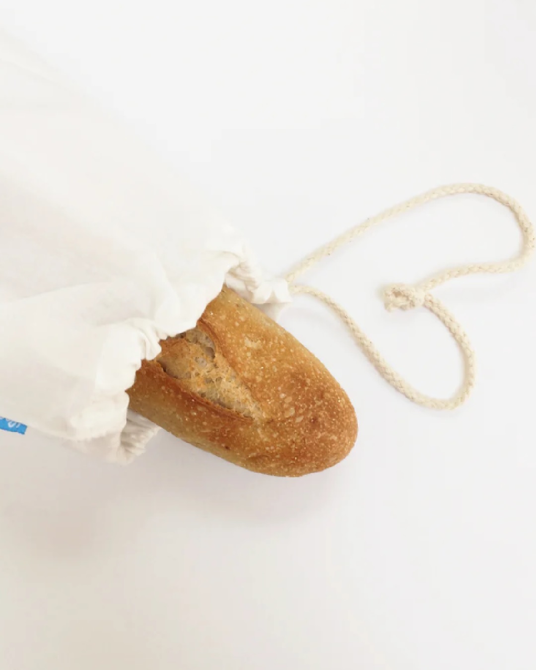 Loot bag with bread in