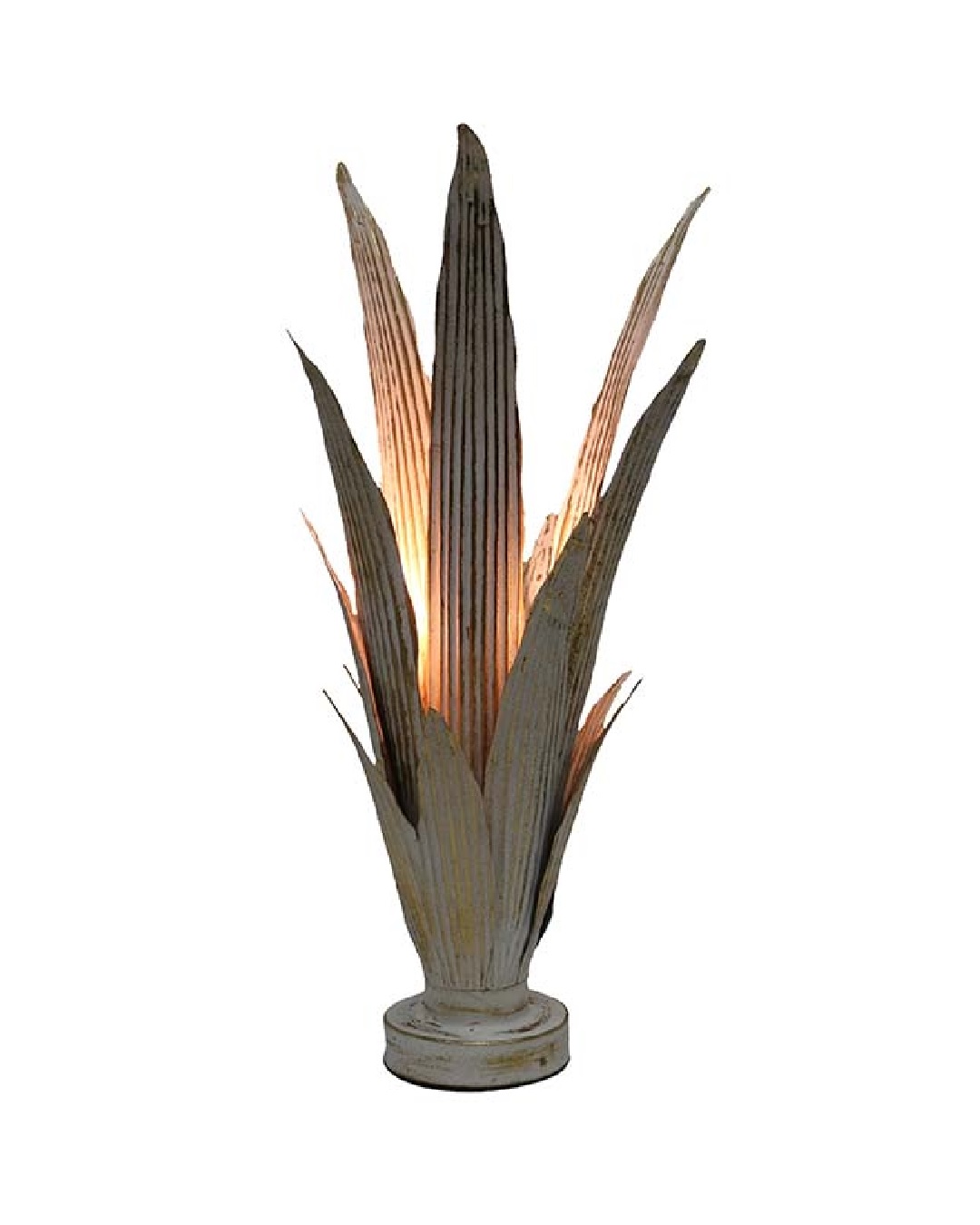 Metal flax lamp light