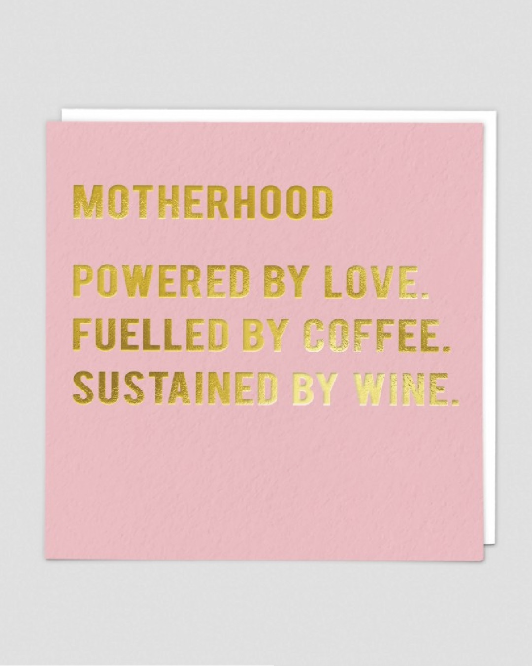 Pink card for mothers