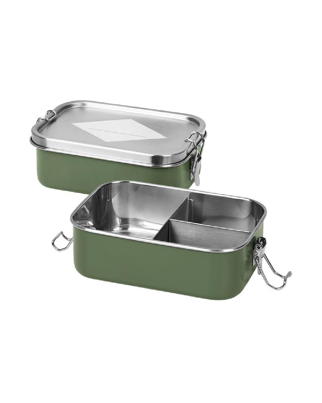 Olive stainless steel lunchbox