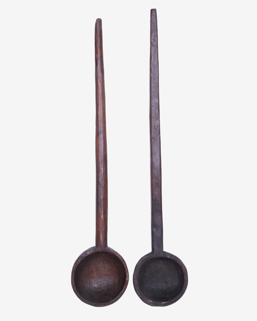Vintage wooden spoon display art