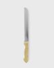 Bread knife with wooden handle