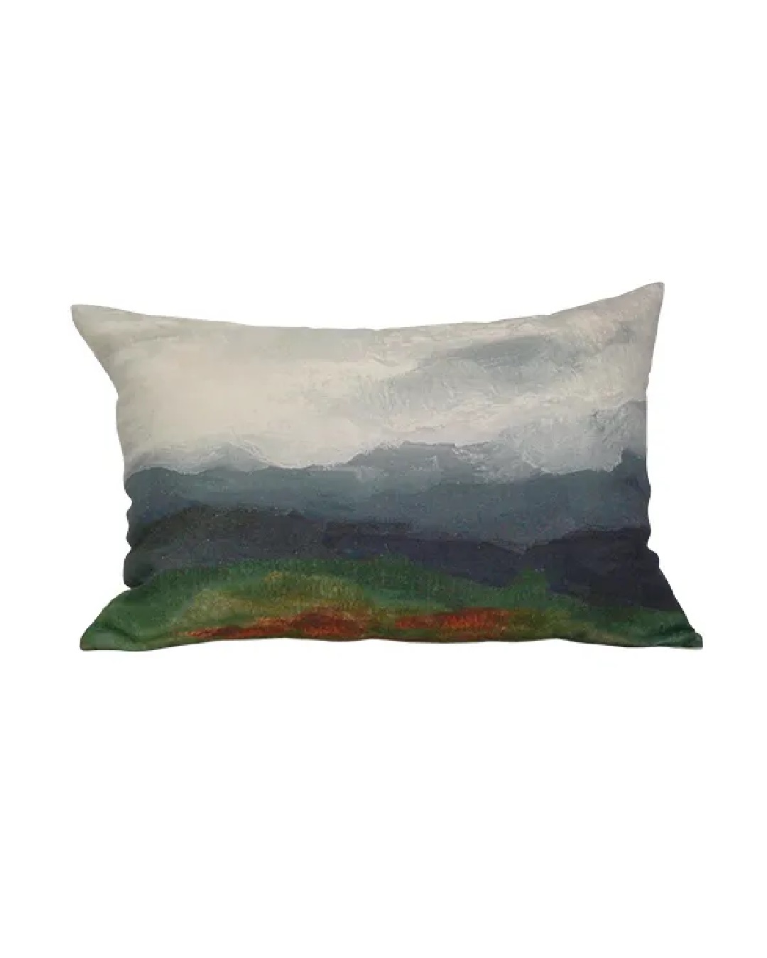 Pastural landscape rectangle cushion