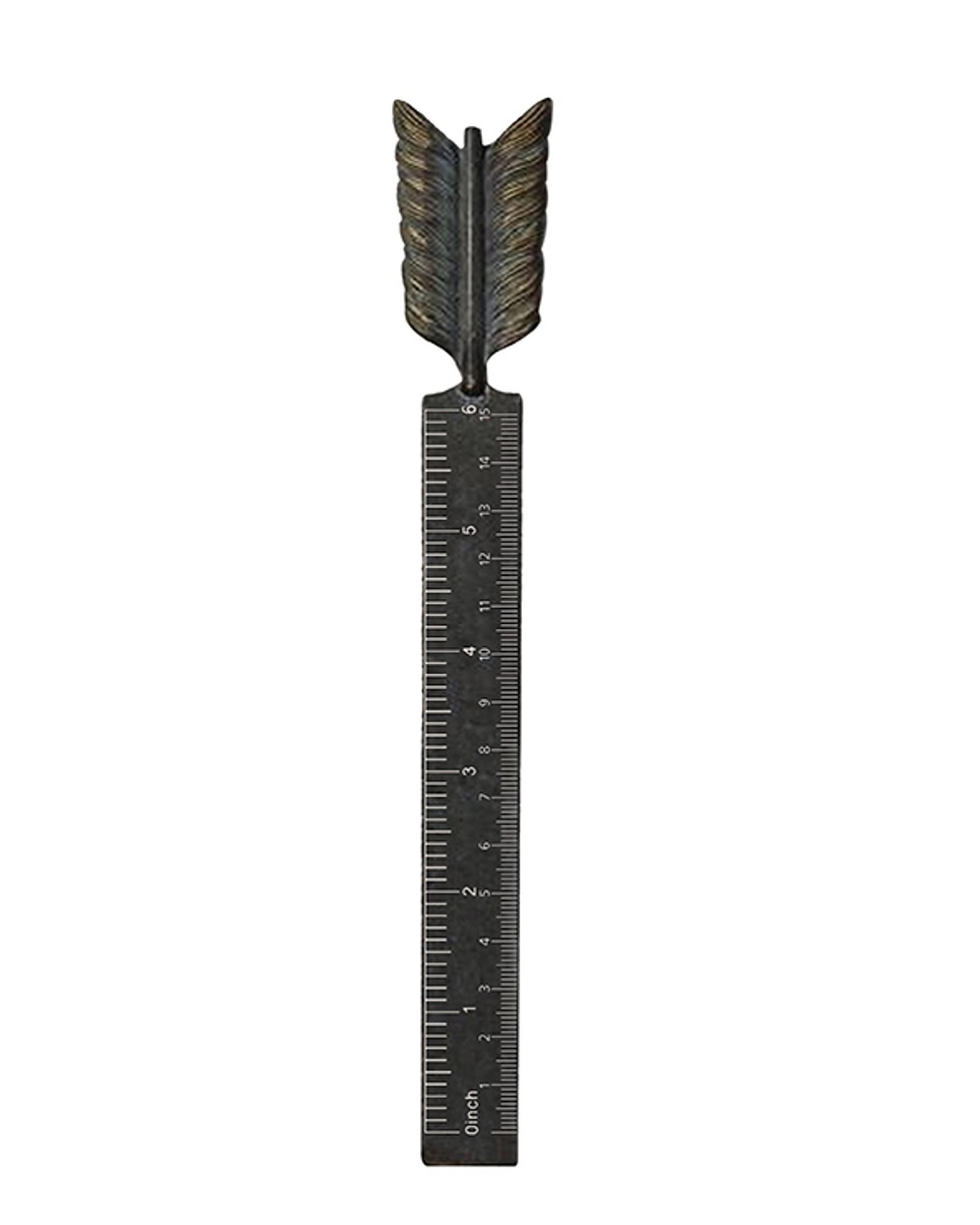 Pewter style arrow ruler