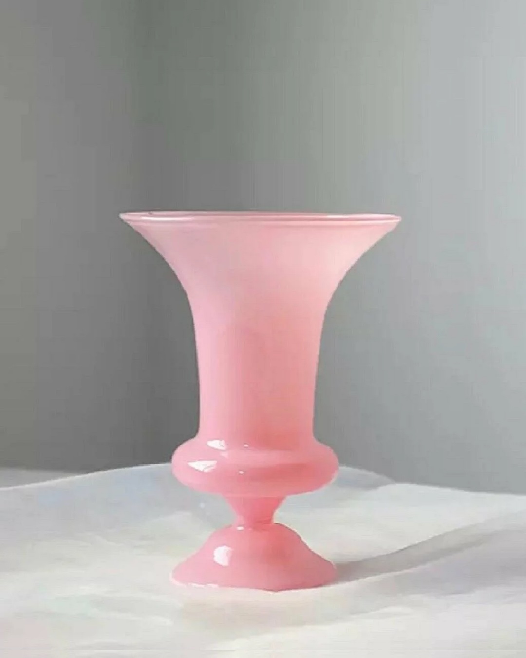 Pink tulip vase