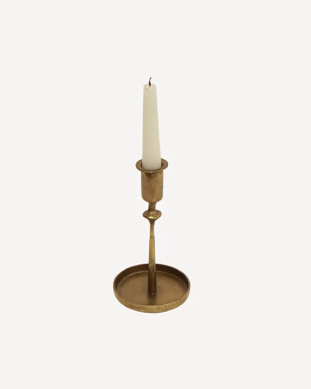 Raine Taper Gold Candle Holder