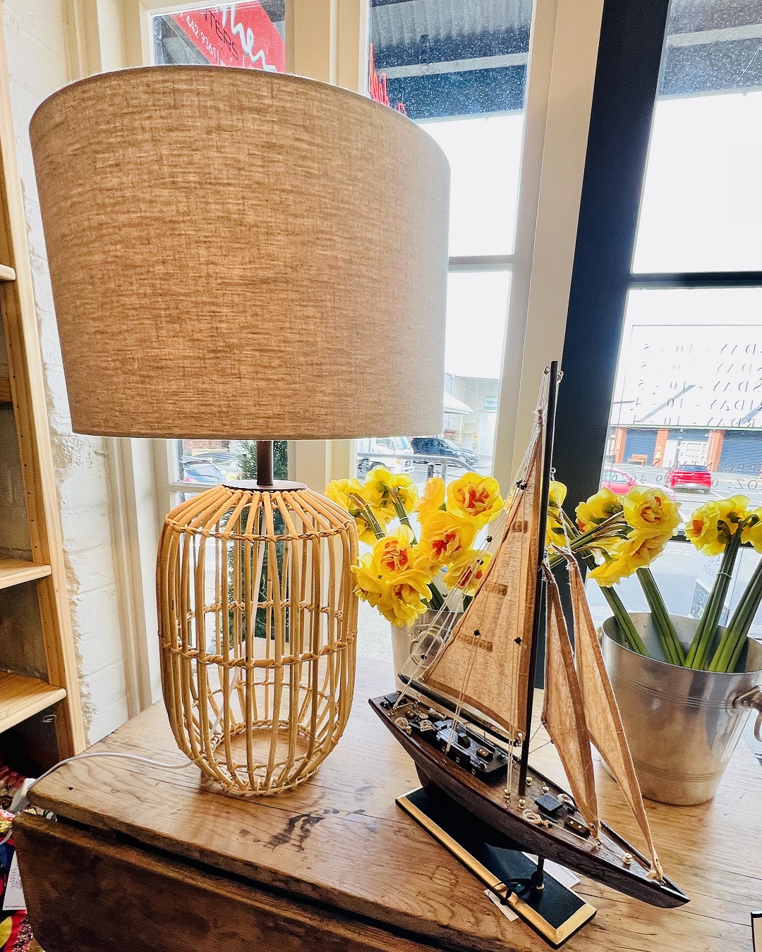 Pacifica Rattan table lamp base only