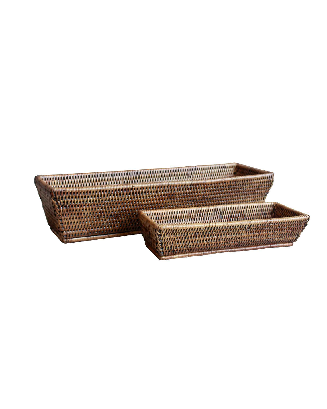 Rectangle rattan baskets