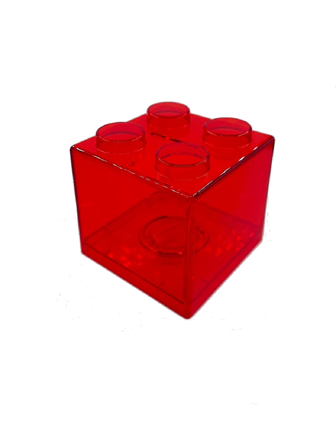 Red lego kids money box