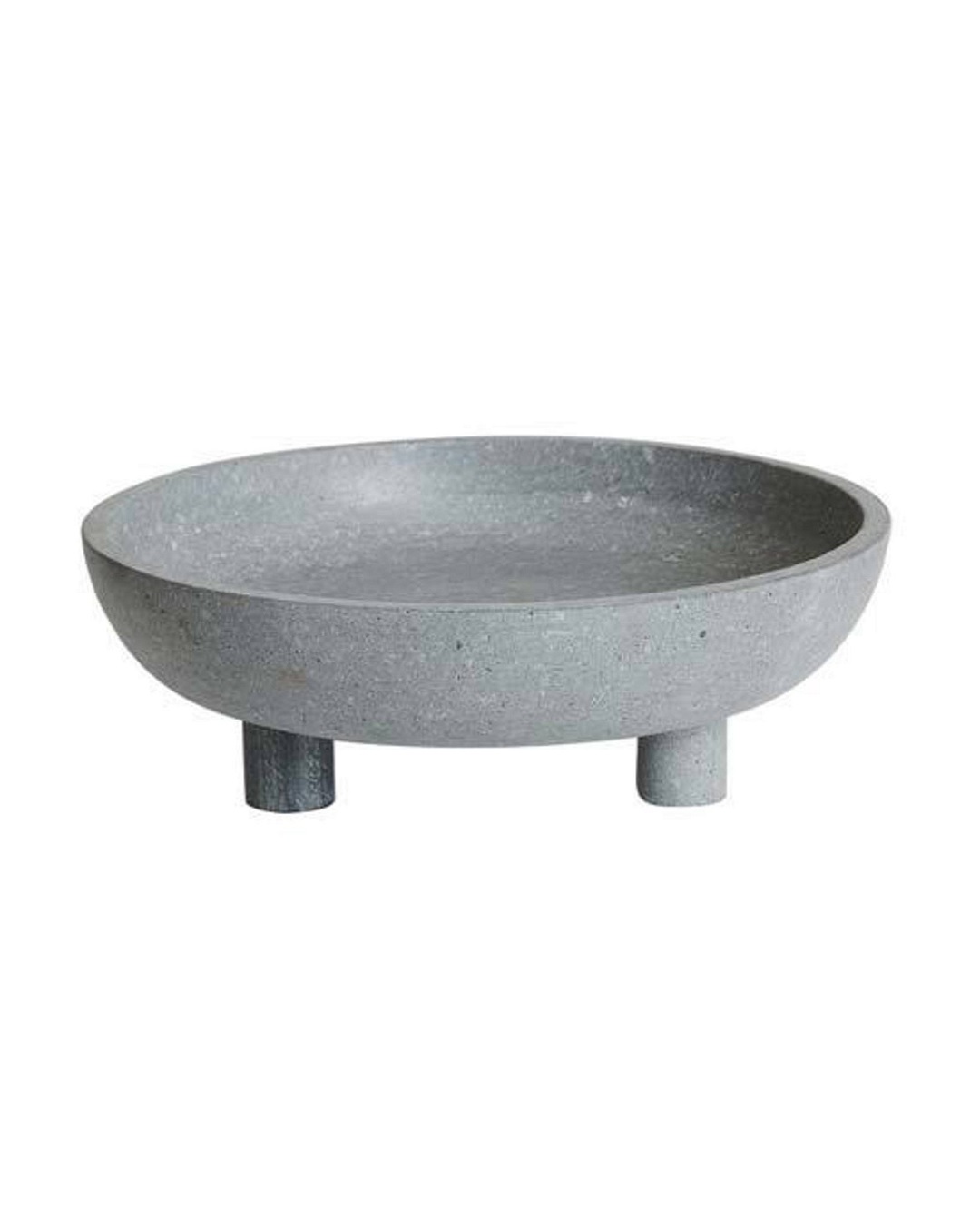Ridge pillar bowl in grey
