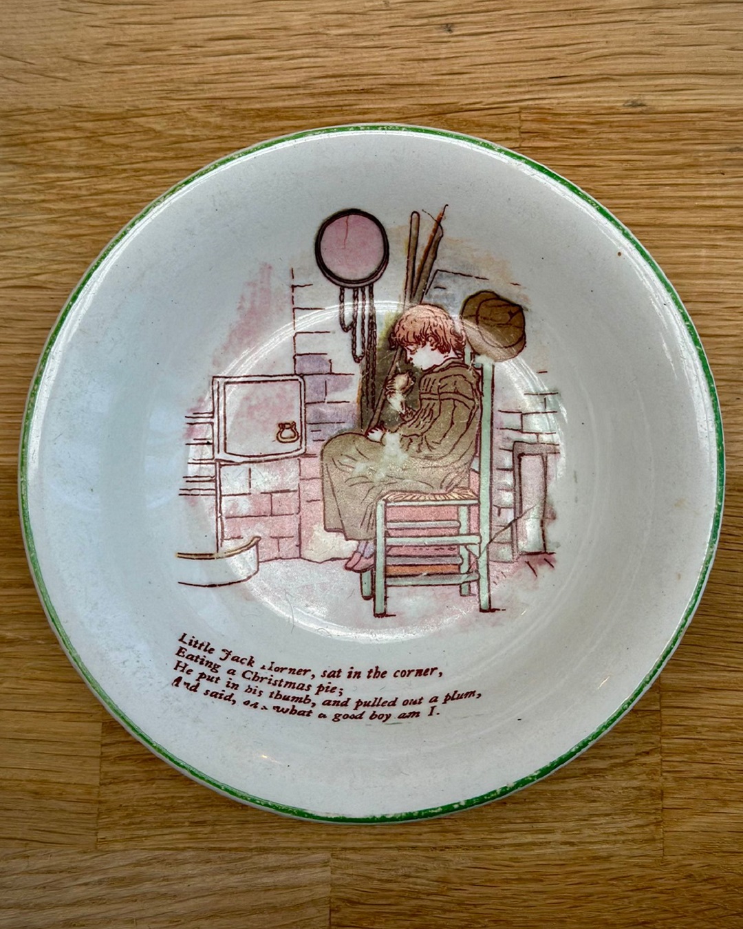 Little jack horner ceramic bowl