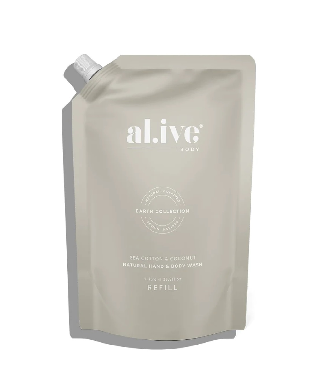 Al.ive Sea Cotton and Coconut Natural Hand and Body Wash Refill