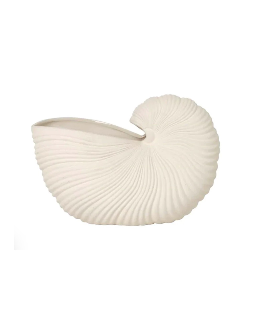 Shell Pot Off White By Ferm