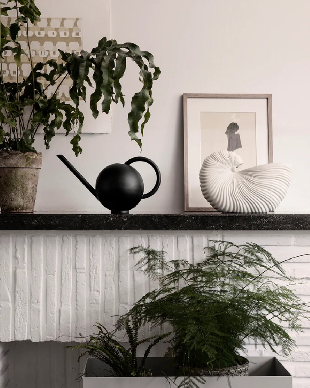 Shell Pot Off White By Ferm