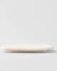 Shell white square slab or sushi plate